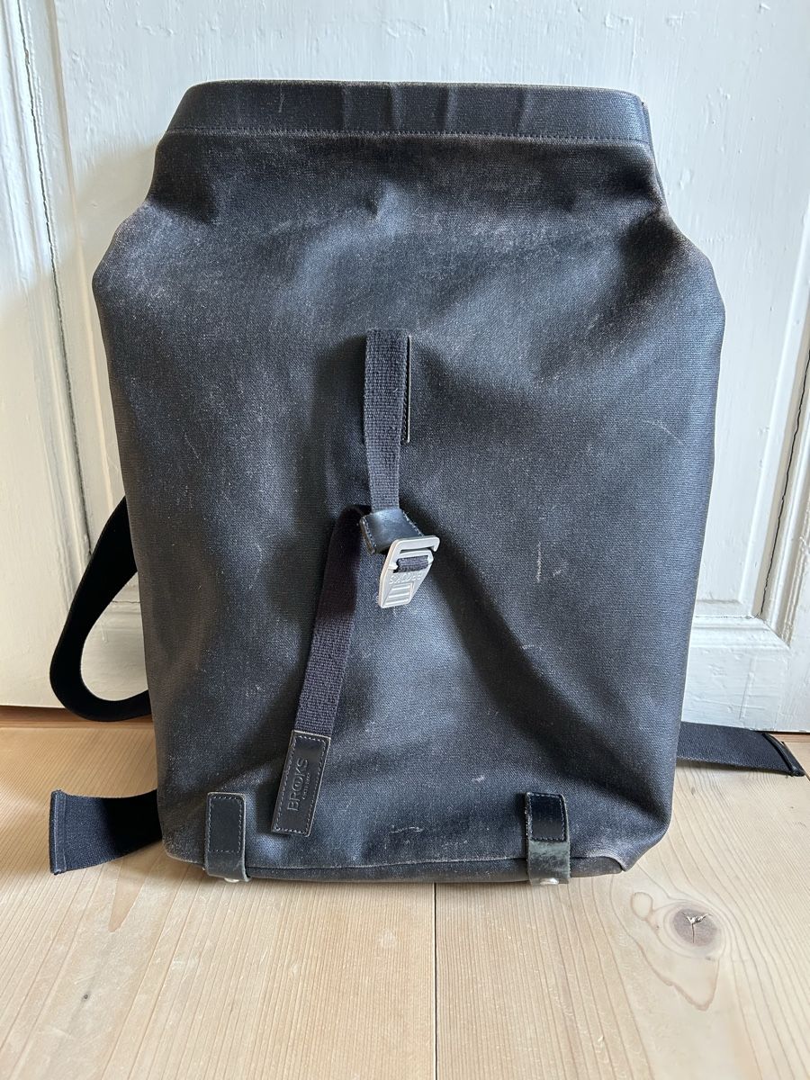 Brooks Zaini: Brooks Rucksack schwarz, Canvas, 26L – Usato da Sonvilier venduto da leaduvallon 1