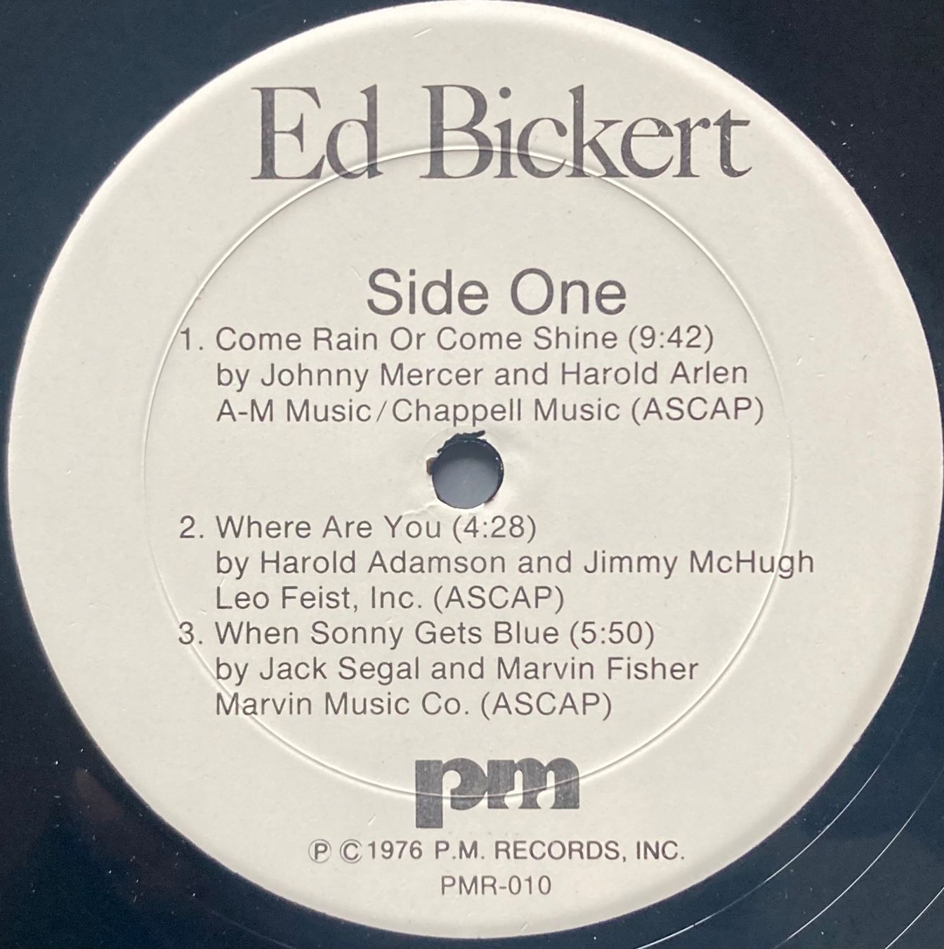 Dischi in vinile: ED BICKERT - ED BICKERT – Usato da Poliez-Pittet venduto da Newtown-Records 2