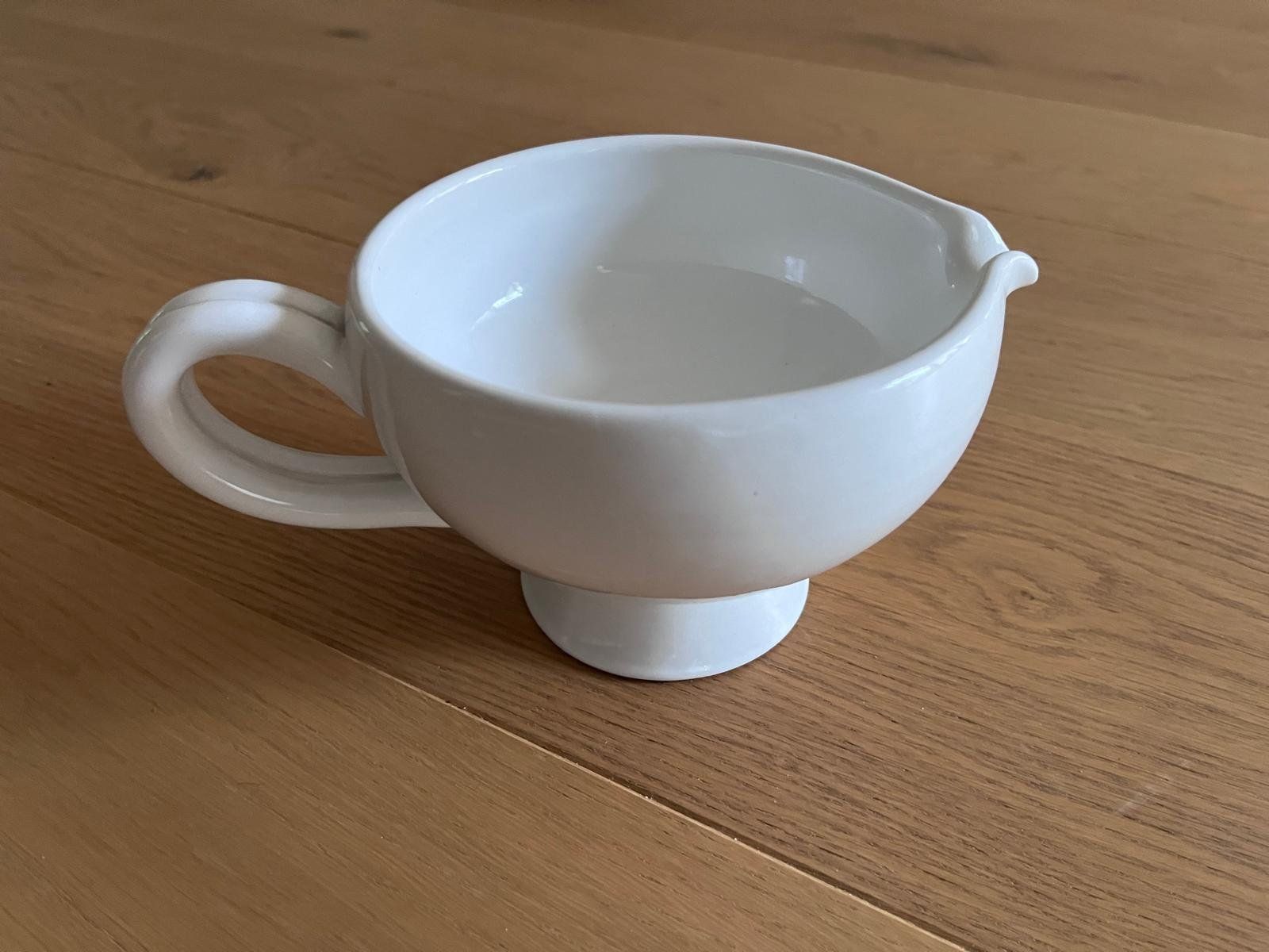 Linck Ciotole: Linck - dekorative Sauciere weiss Keramik – Usato da Belp venduto da Doc_Matt_Rox