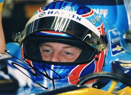 Jenson Button 1980- F1 Autogramm signiert Foto 13x18cm
