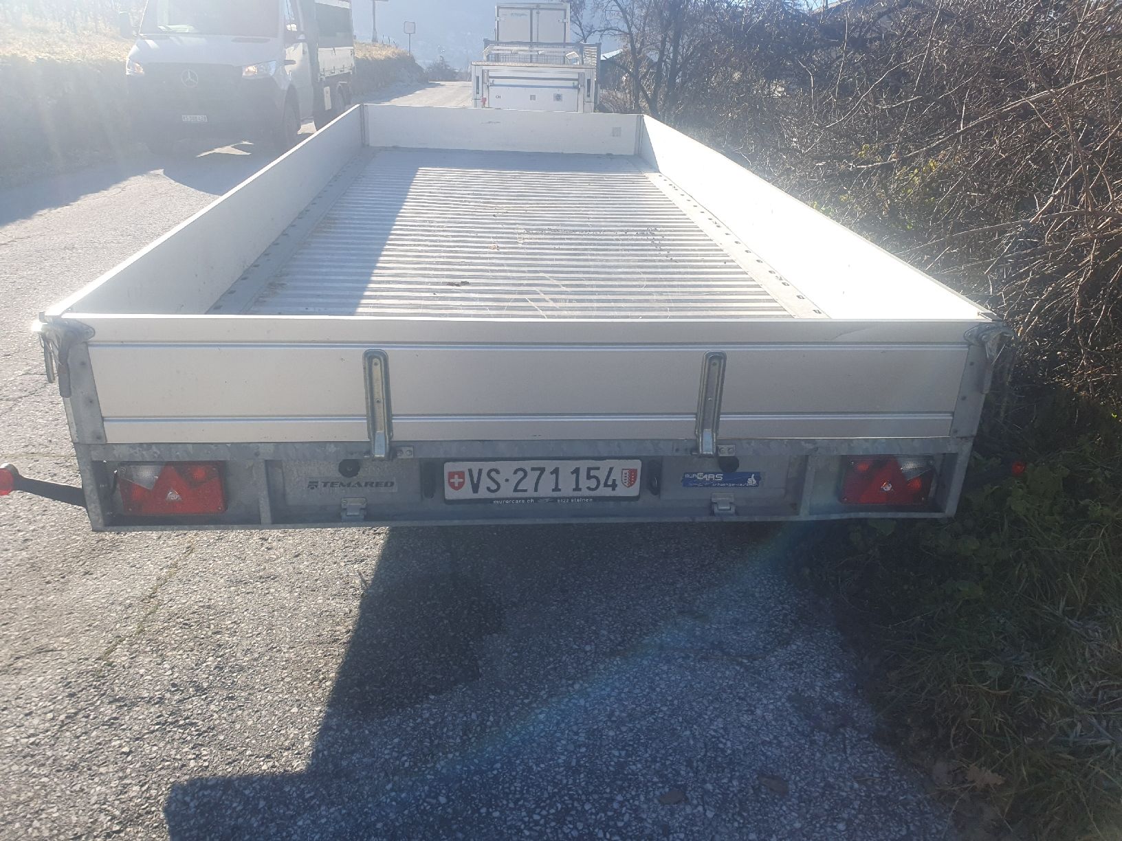 Tema Anhänger: Remorque plateau Temared 5121/35, 3.5t, 2020, occasion. – Gebraucht aus Hérémence von lespuisses 1