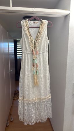 Boho Spitzenkleid, Grösse M/L, für Strand/Festival