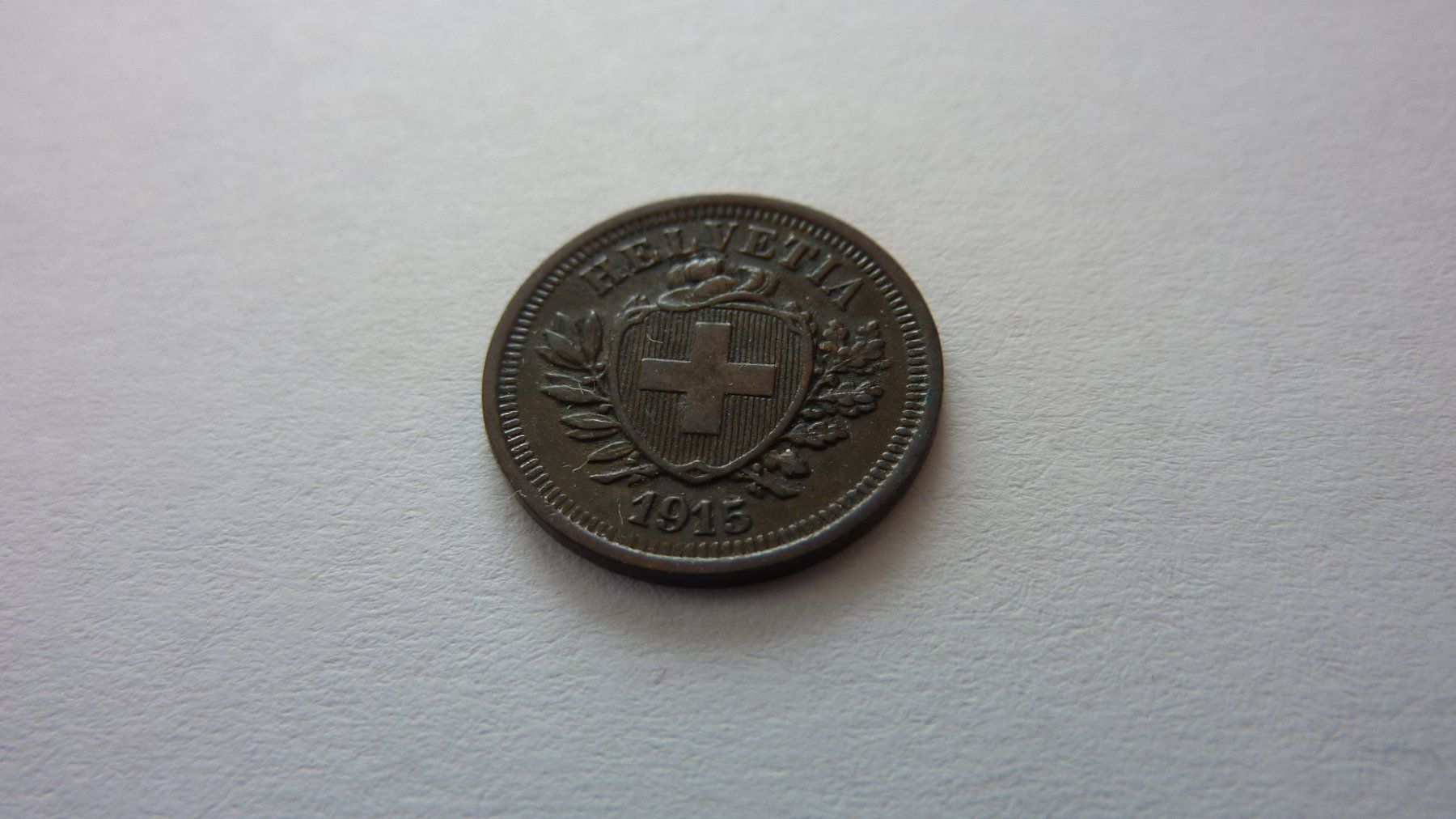 Alle Münzen: Uralter Einräppler 1915 , vorzüglich – Neu (gemäss Beschreibung) aus Birrwil von Schnaepli 2