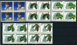 1992, Pro Juventute, Viererblöcke **