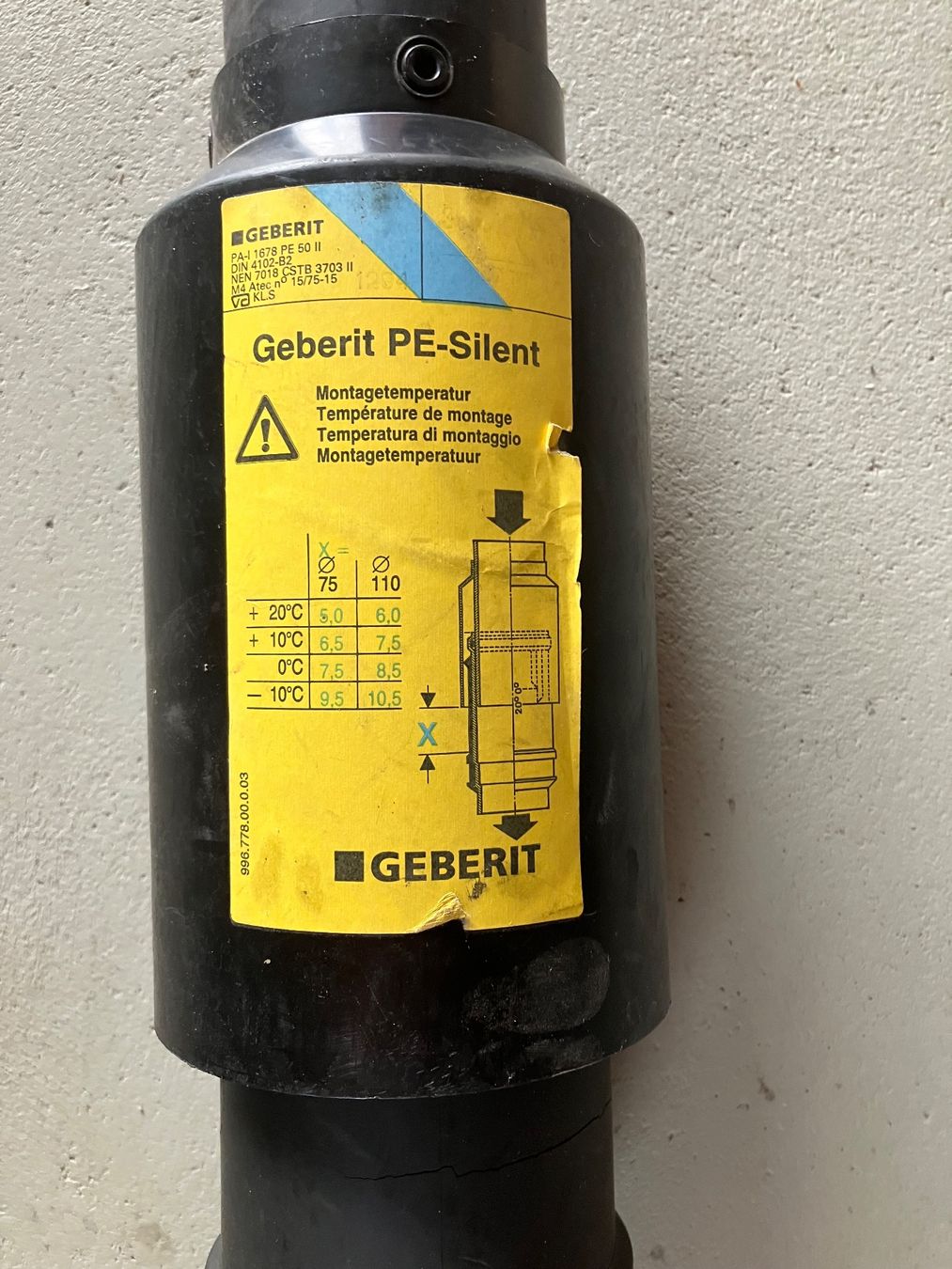 WC: Geberit PE-Silent DN 75/110 Neu – Neu (gemäss Beschreibung) aus Rüegsauschachen von limek 1
