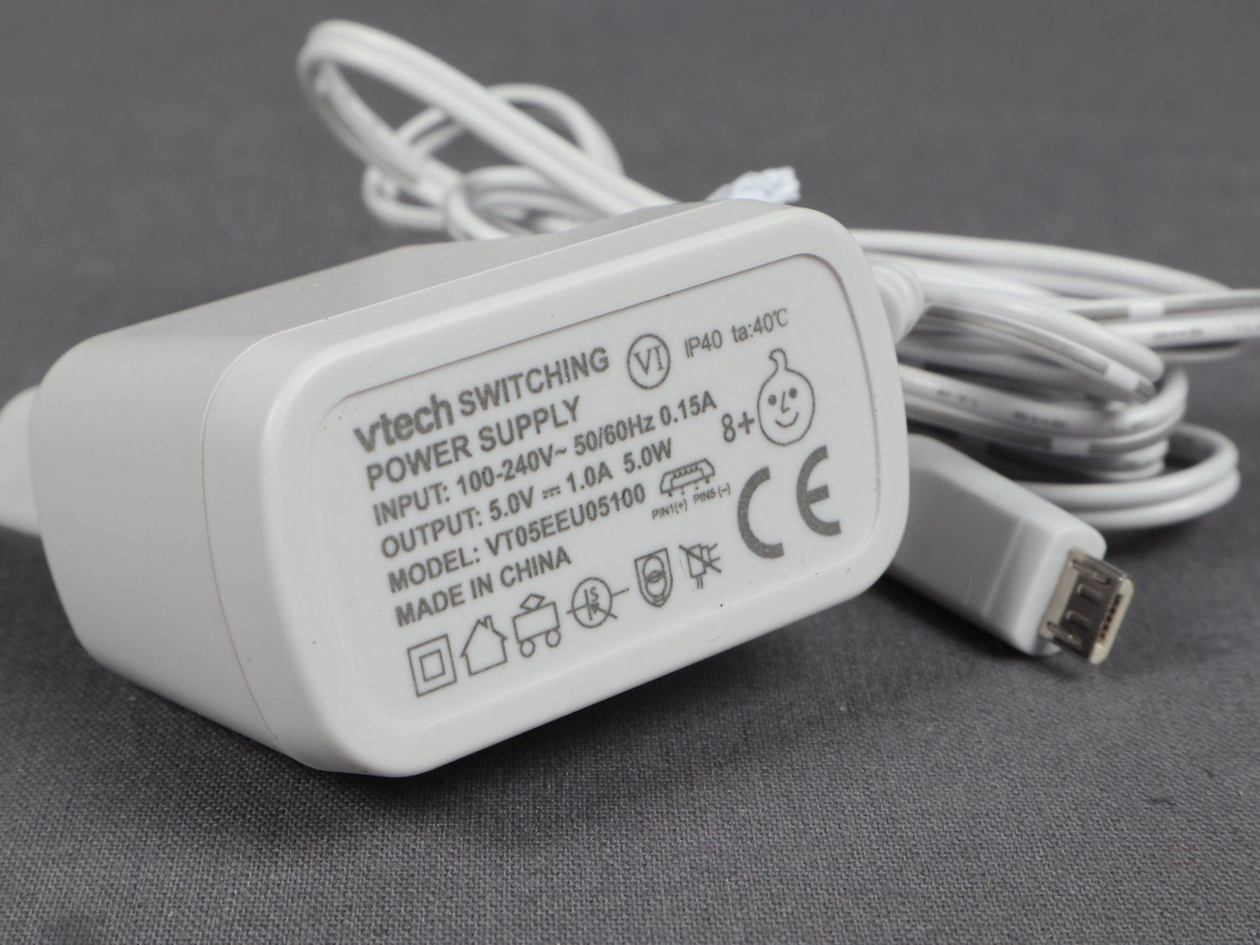 Unità & Adattatore: VTECH MicroUSB-Netzadapter Lernspielzeuge mit 5.0V – Nuovo (secondo la descrizione) da Steinen venduto da Restwert_Steinen 3