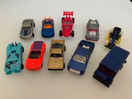 10 hot wheels  cars