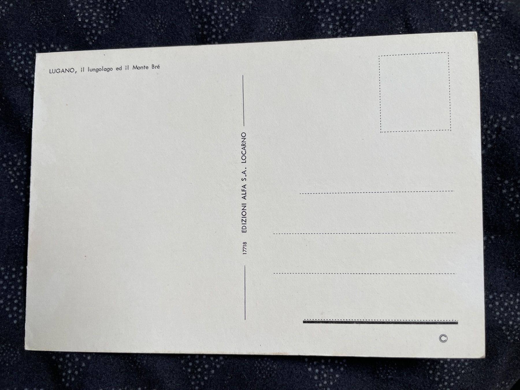 Cartoline postali: AK von Lugano Panorama – Usato da Rümlang venduto da euqinom16 1