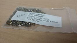 Feine Rundkopfnieten Me / Kupfer 400 pcs