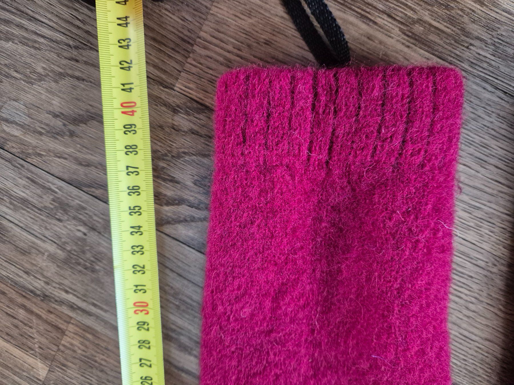 Socken: Handknitted 100% wool pink leg warmers – Gebraucht aus Zürich von monadiederich 3