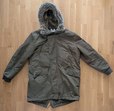 Grüne Winterjacke