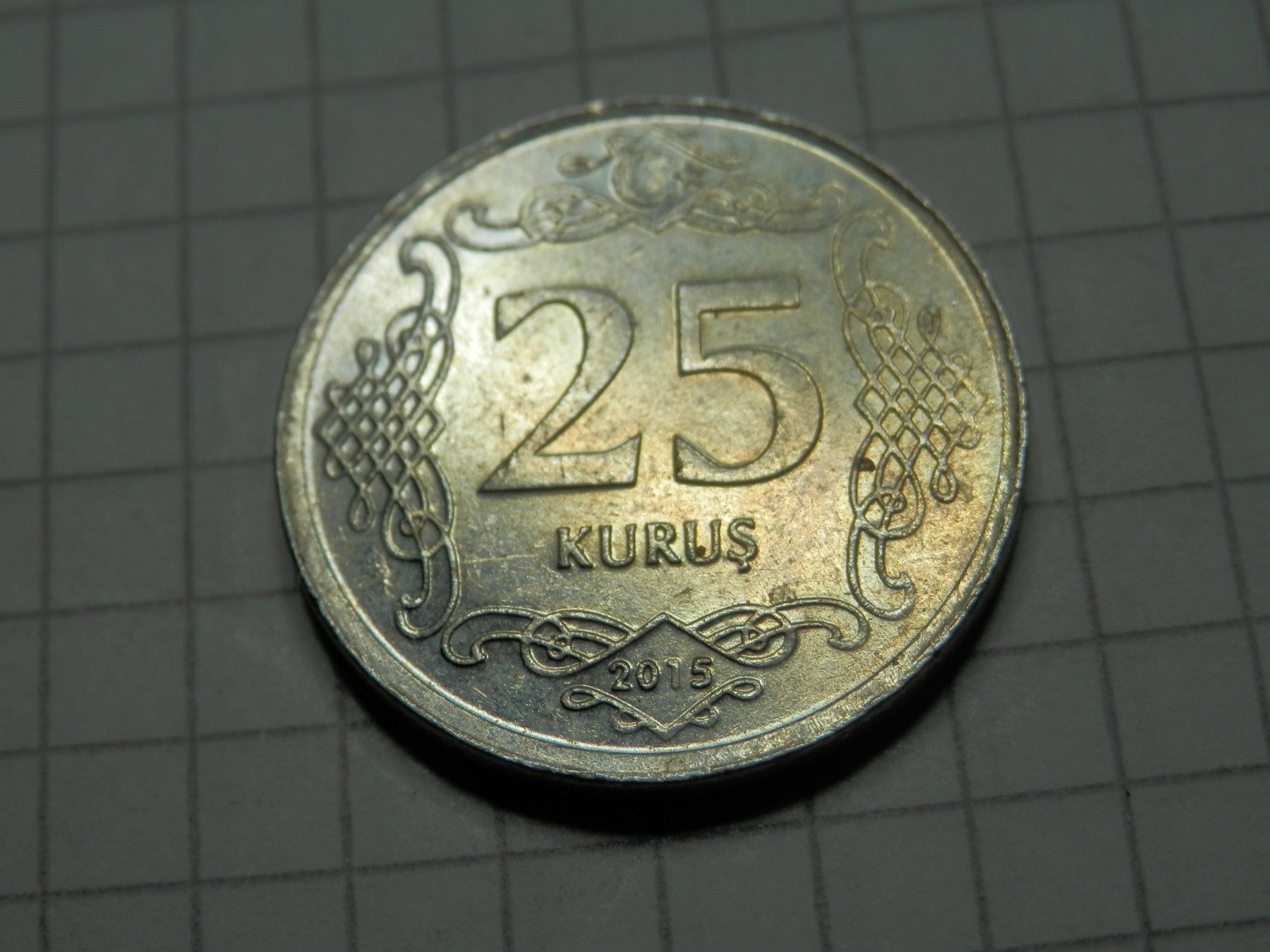 Tutti le monete: Türkei 25 Kuruş, 2015 – Usato da Weiach venduto da weiach81 1