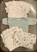 Baby Bodys (8x) Newborn 50/56/62, 100% Baumwolle