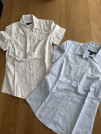 2x Gant Sommer Hemden, Kurzarm, Gr. 34