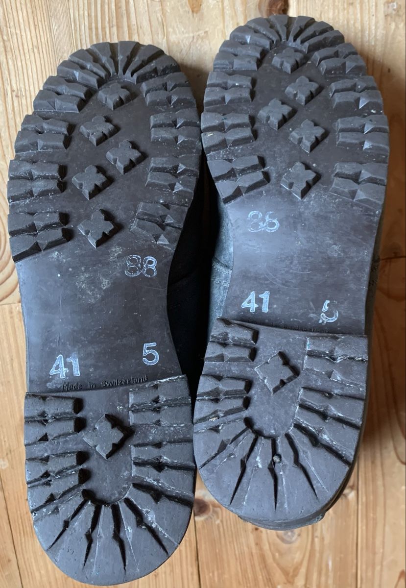 Schweizer Armee Scarpe da uomo: Gebirgsschuhe der CH Armee Grösse 41/5 – Usato da Goldingen venduto da Bergler012 4