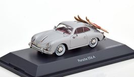 Porsche 356 A Coupé 1955-1959 silber mit Wasserskiern auf