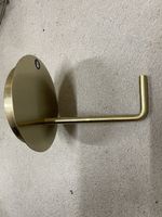 Toilettenpapierhalter goldfarben Metall