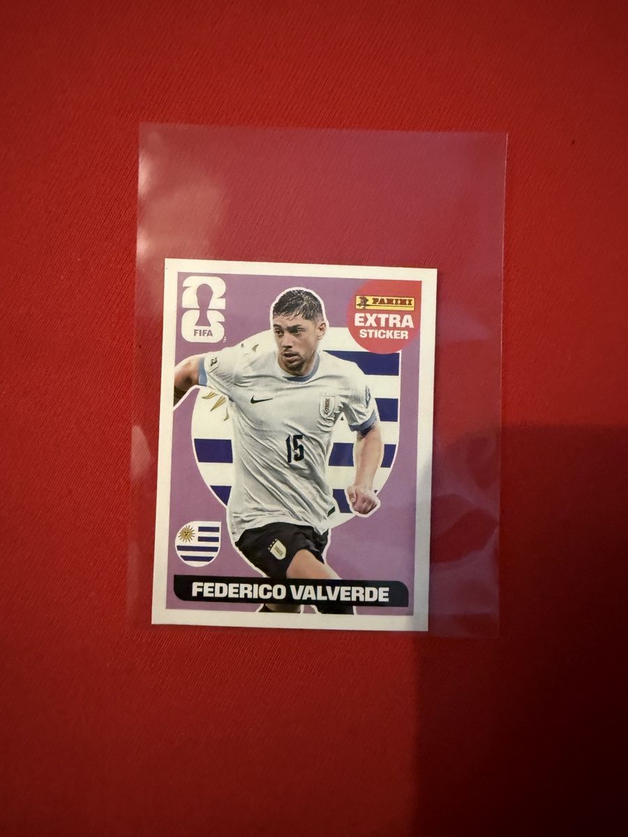 Panini Carte collezionabili: Extra Sticker Panini Federico Valverde – Nuovo (secondo la descrizione) da Vicques venduto da hug_xm72