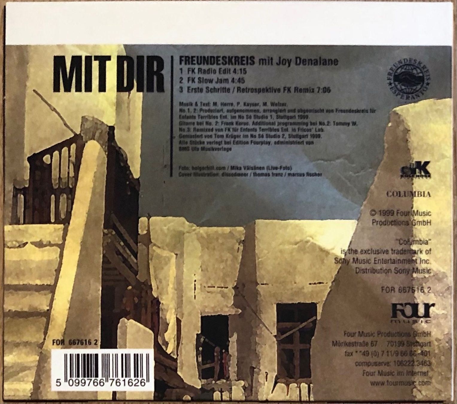 CD: Freundeskreis Mit Joy Denalane – Mit Dir – Usato da Martigny venduto da jereq 1