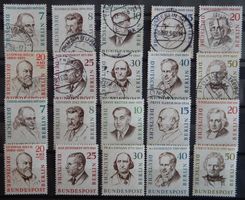 Berlin Kat. 163-172 **/gest. 1957 Kat. 32 Euro