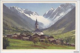Kippel VS // Lötschental // ca. 1940 Talkirche in Kippel