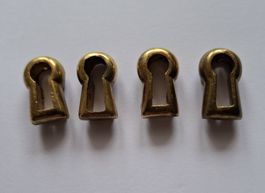 4 Stück Keyhole Antik, Messing