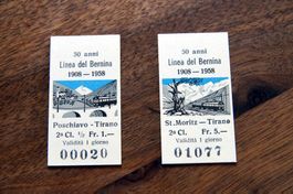 50 anni Linea del Bernina - St. Moritz-/Poschiavo-Tirano