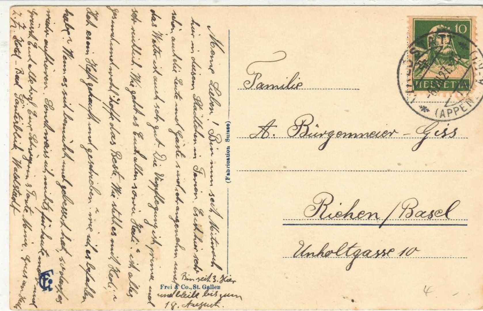 Cartes postales: Waldstatt - Generalansicht – D'occasion à Ettingen par Kartenplanet 1