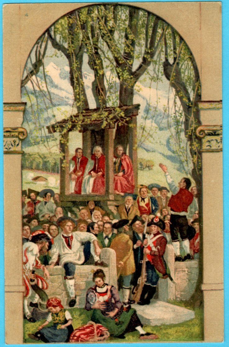 Alle Briefmarken: Bundesfeierkarte 1918 – Gebraucht aus Zürich von Sion2006 1