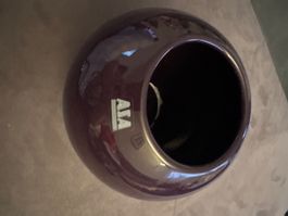 ASA SELECTION Keramikvase Dunkelviolett