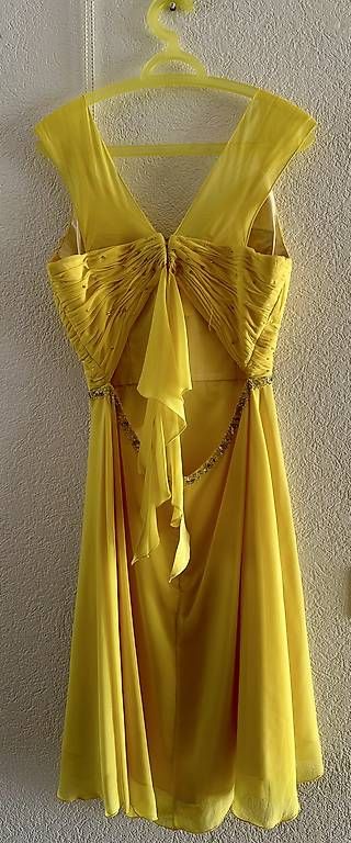 Vestiti: Abendkleid Gelb – Usato da Nussbaumen AG venduto da JwC771 1