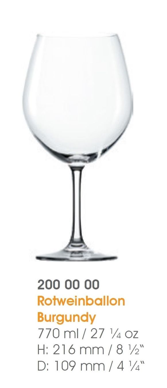 Gläser: Glas, CLL, 6x Rotweinballon Gläser, 770 – Neu und originalverpackt aus Wettingen von kochshop 1