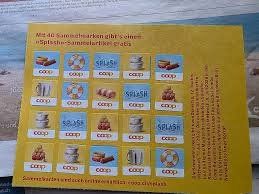 Coop Sammelkarten SPLASH