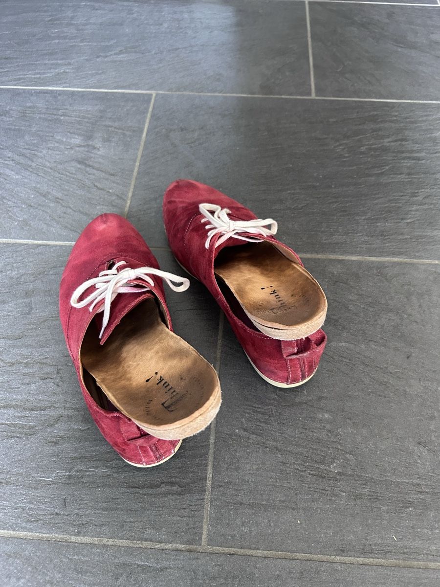 Think Damenschuhe: Sneakers, Think, Echtleder, rot, Gr. 40 – Gebraucht aus Unterkulm von Chipsi0709 4