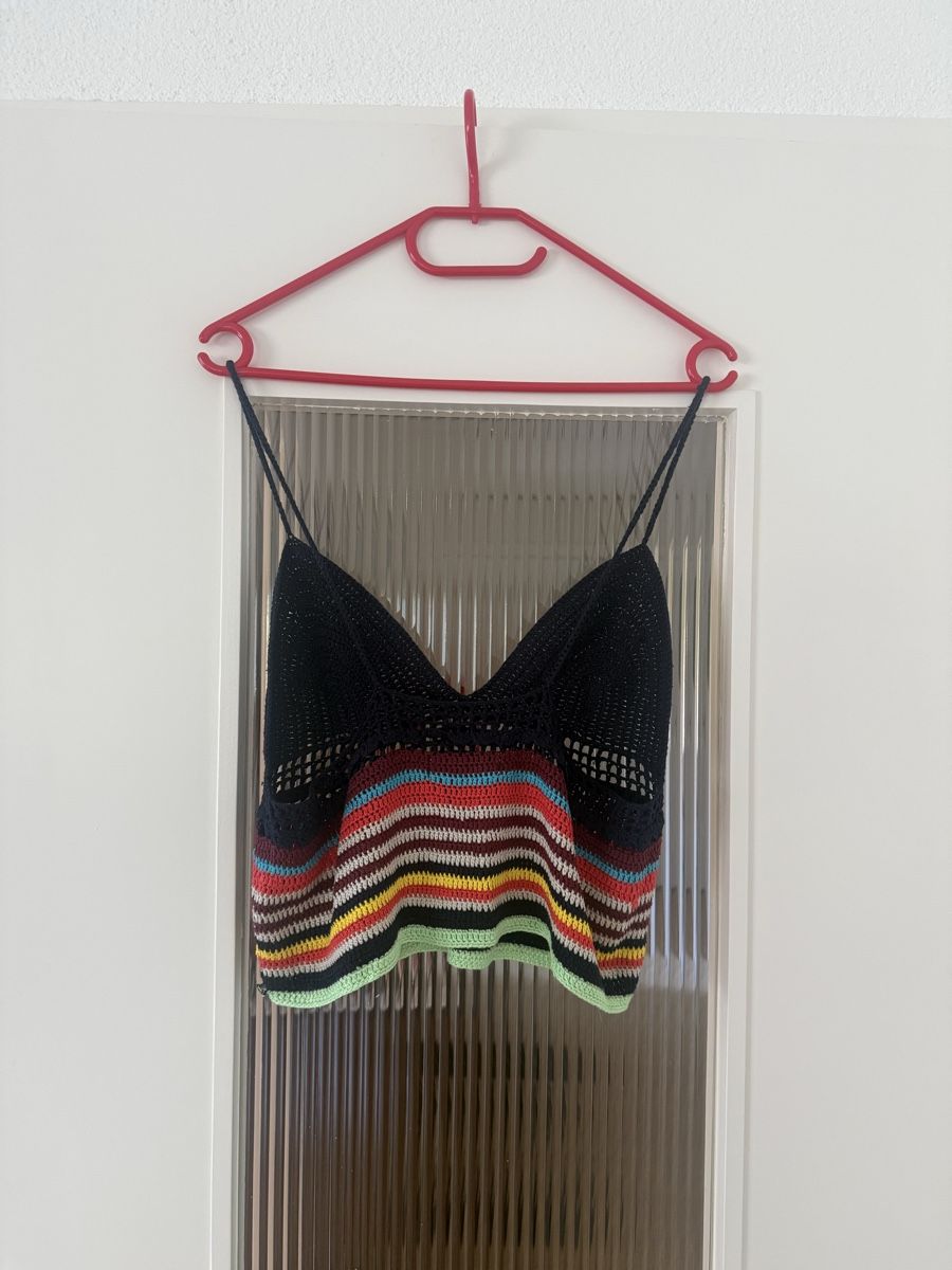 Zara Top: Zara Strick Top gehäkelt bunt Grösse M  – Nuovo (secondo la descrizione) da Zumikon venduto da naiischoen 1