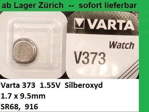 Uhrenbatterie V371 10x V315 Uhrenbatterien – SR67SW/SR716SW, 1,55V, Von VARTA, Für Viele Armbanduhren SR67 SR716SW Batterie