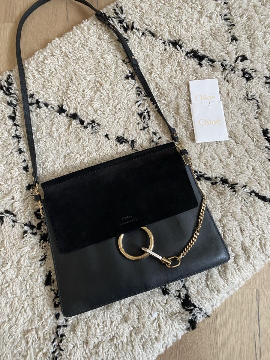 Chloé Taschen für Damen: Original Chloé Faye Handtasche black – Gebraucht aus Buchs ZH von crazyhandbaggirl123 1