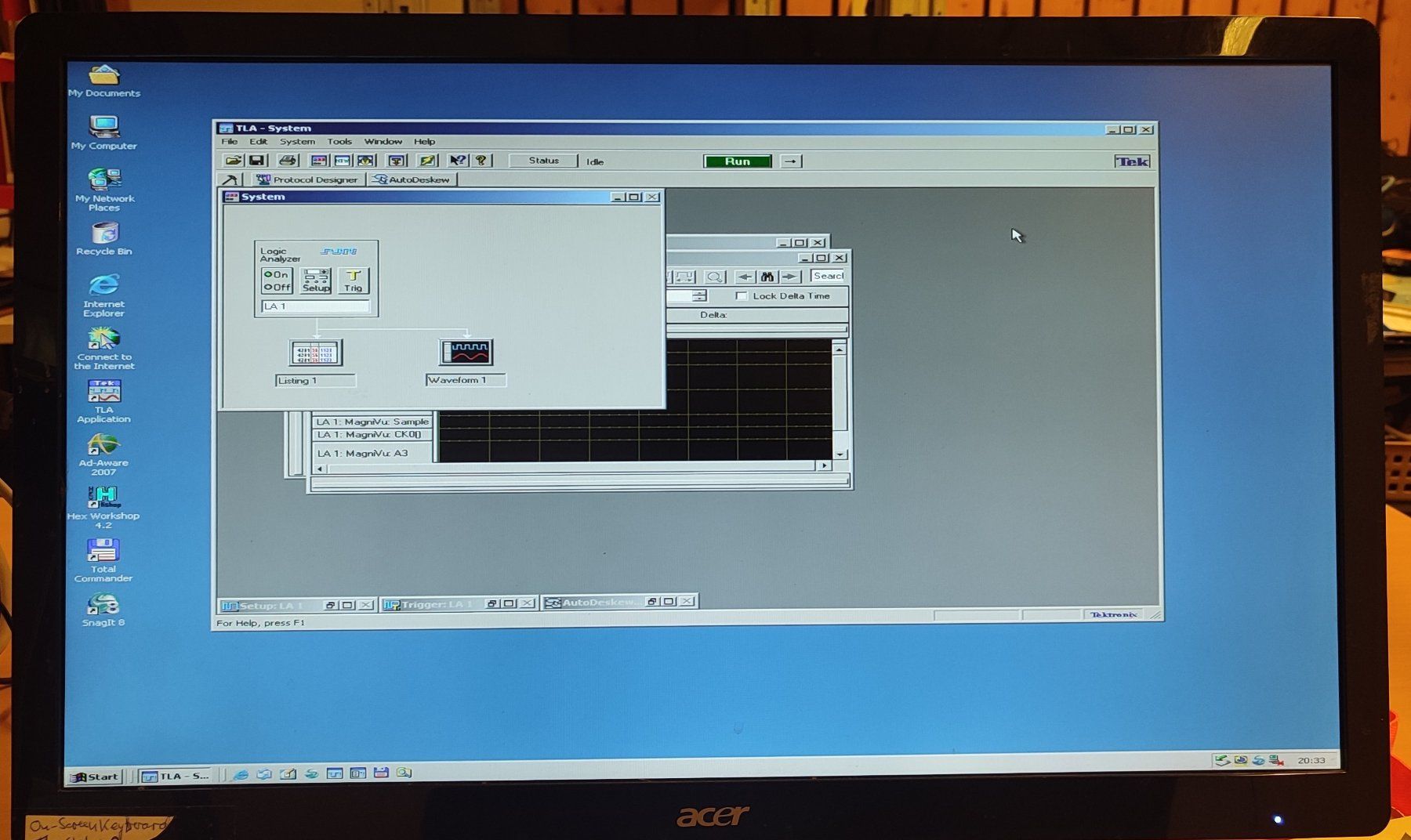 Mesurer: Tektronix TLA 621 Logic Analyser – D'occasion à Zürich par Sherman 4