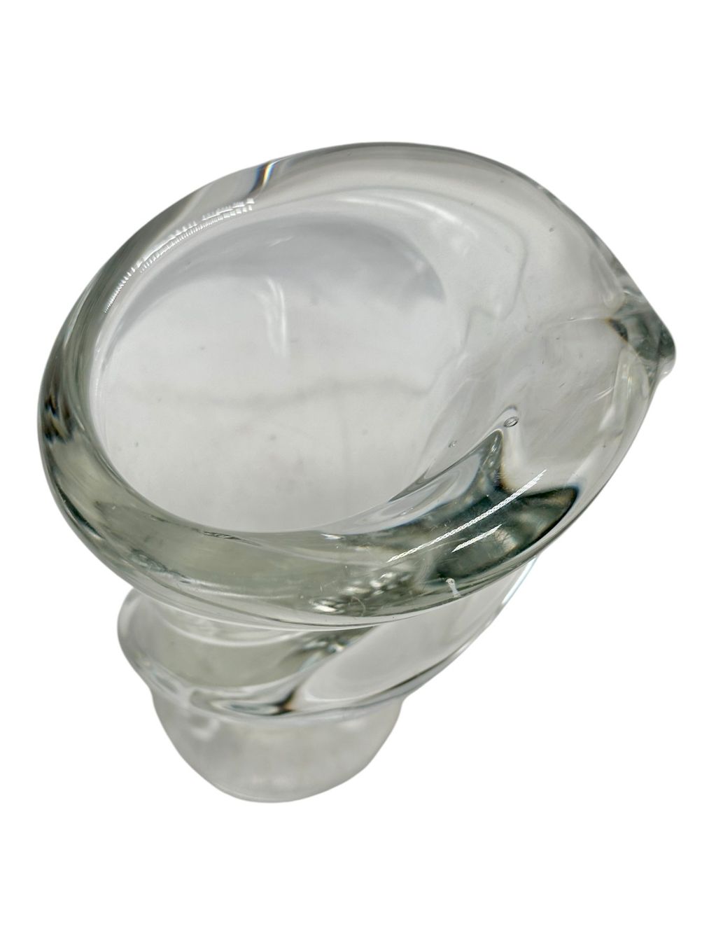 Vasi & Recipienti: Vase en cristal de Vannes Le Chatel Calla Lily – Usato da Morges venduto da 1tiquaire 1