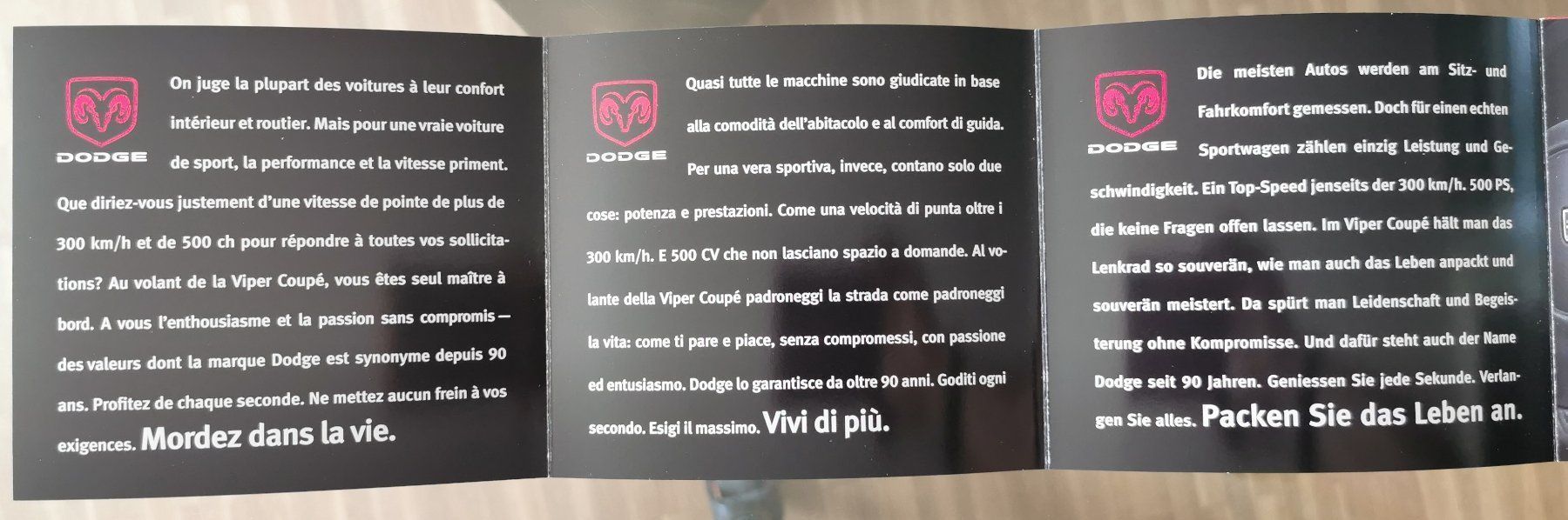 Dodge Documenti: DODOGE VIPER CHRYSLER MOPAR – Nuovo (secondo la descrizione) da huenenberg venduto da Suizofelize 3