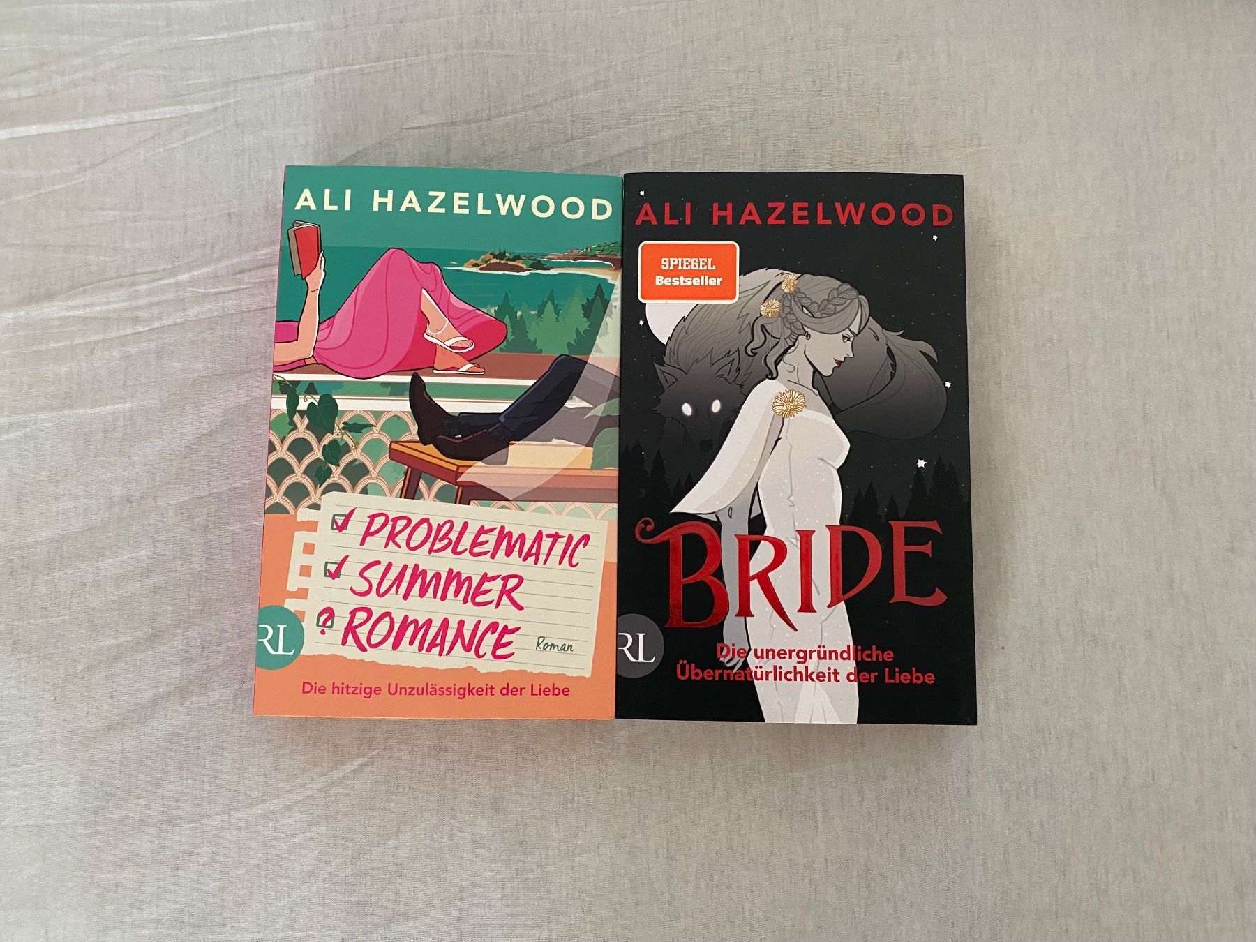 Bücher: Ali Hazelwood - Problematic Summer Romance + Bride – Gebraucht aus Zürich von nat_pt2d