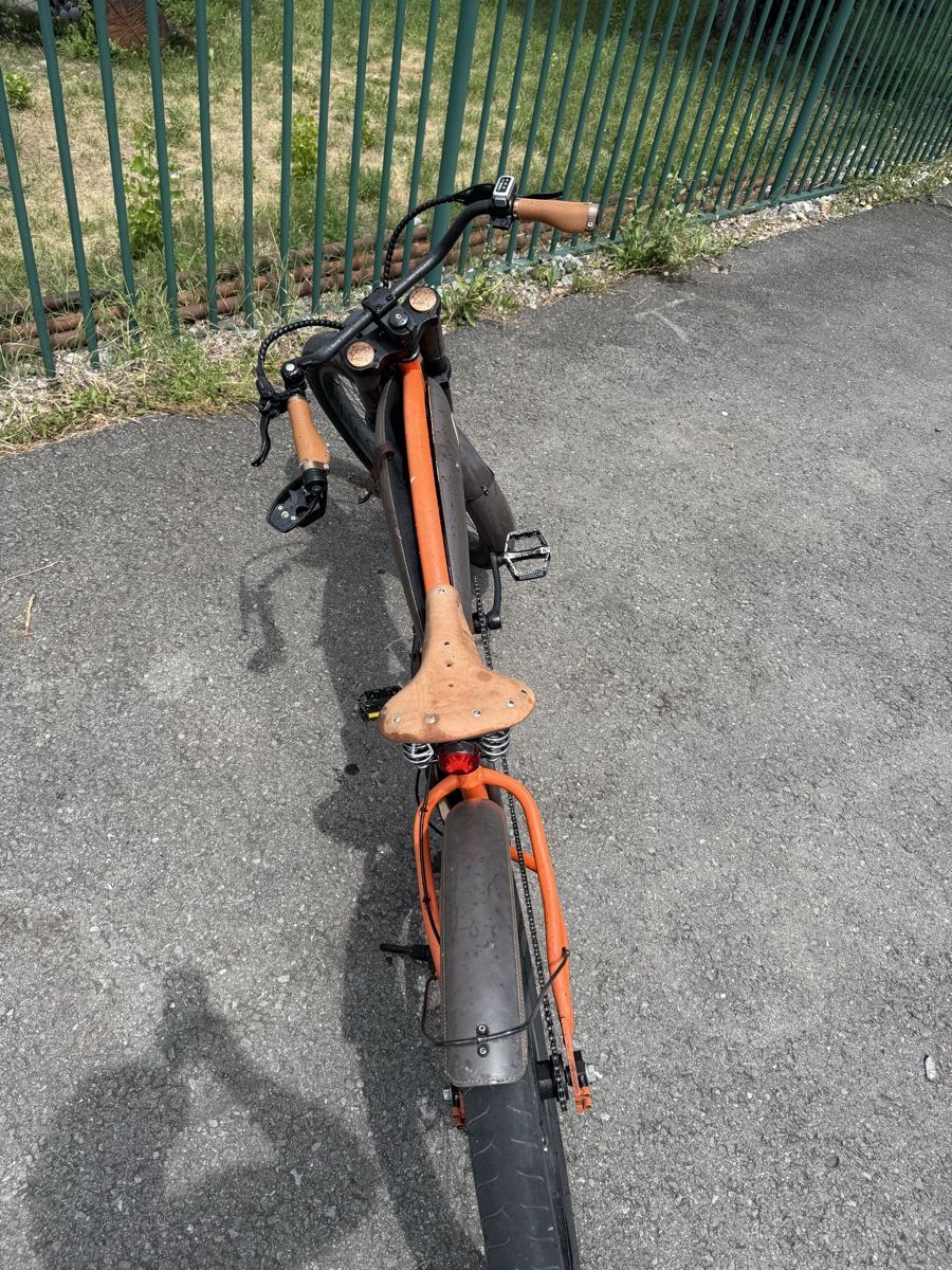 Velos: E-Bike Cruiser Orange/Braun Rayvolt  – Gebraucht aus Unterseen von Slif00 3
