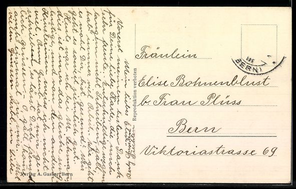 Ansichtskarten: AK Huttwil, Gesamtansicht – Gebraucht aus Berlin von bartko-reher 1