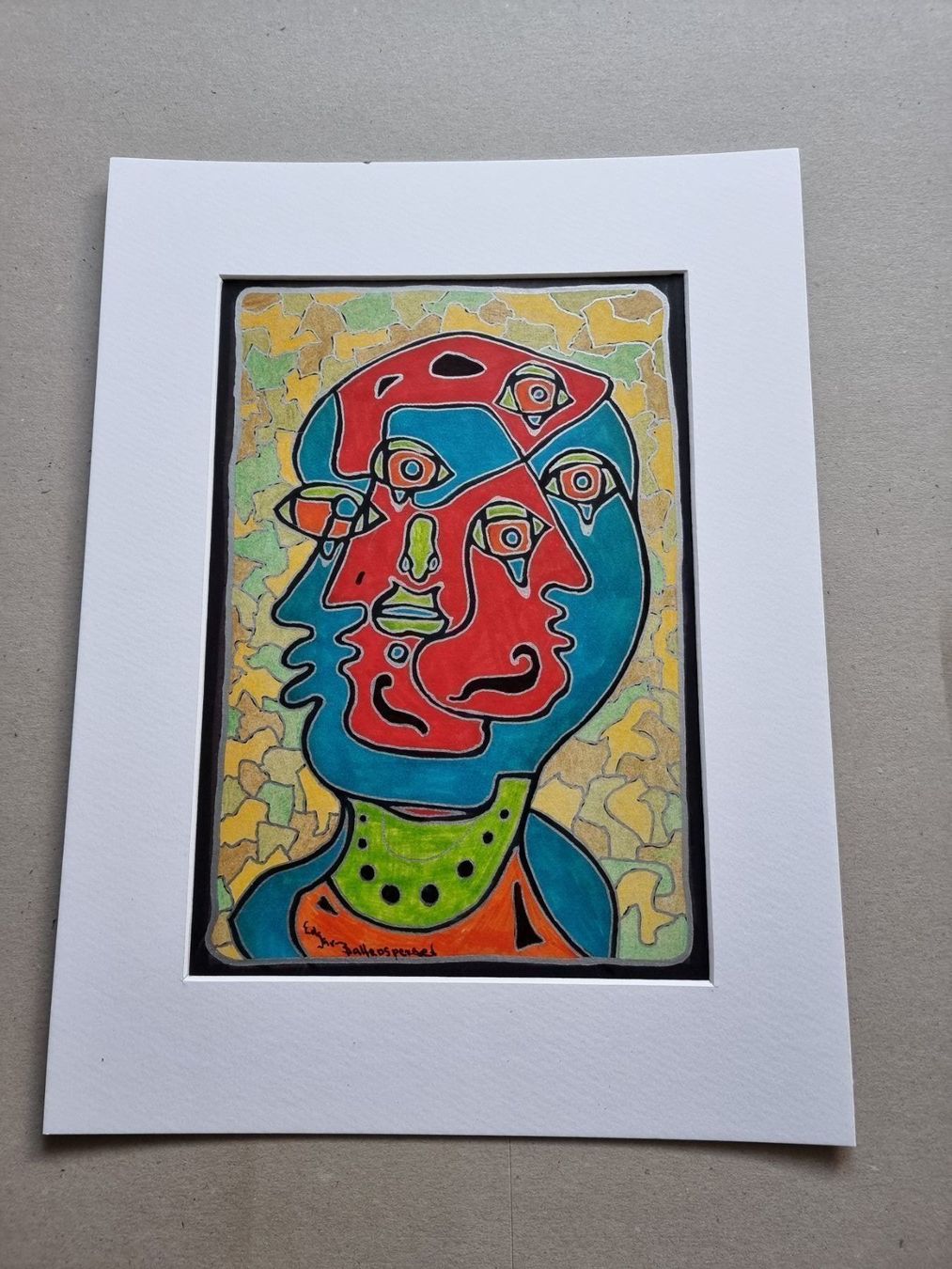 Poster & Bilder: EGAR BALTENSPERGER   ORIGINAL MISCHTECHNIK MIT PASSEPARTOUT – Gebraucht aus Gersau von kunst-online