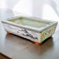 Jardinière pour bonsai en porcelaine Jingdezhen Chine