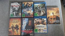 5 DVDs + 2 Blu-ray / Maze runner / Jumper usw