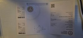 Natürlicher Diamant, Smaragdschliff, 1,21 Karat