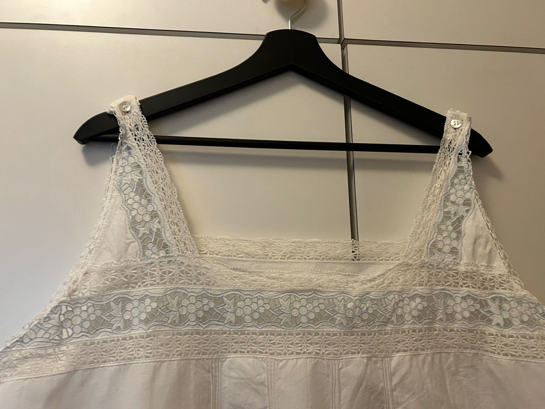 Negligees & Pyjamas: Vecchia camicia da notte in cotone bianco tg.M – Gebraucht aus Melano von H-Sara 1