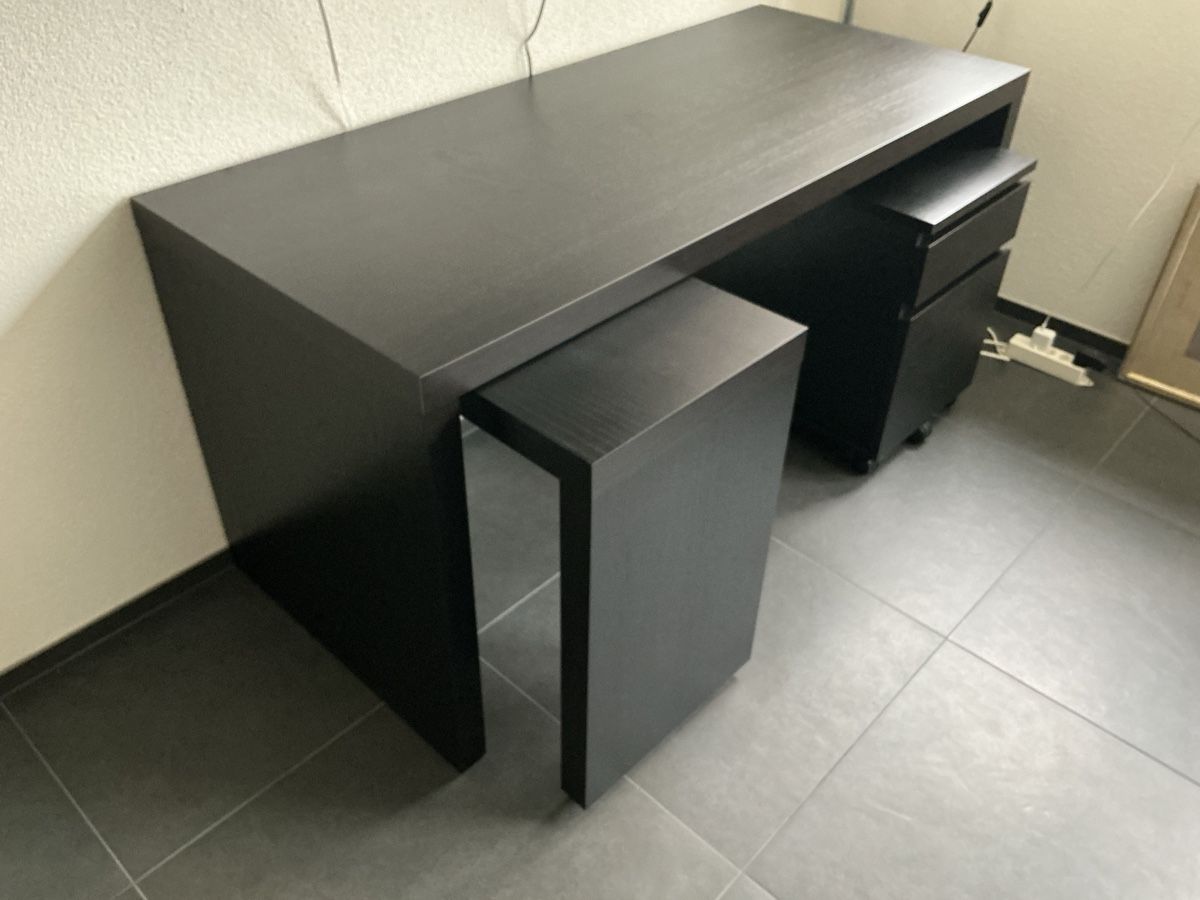 Ikea Schreibtische: Ikea Schreibtisch mit Korpus – Neu (gemäss Beschreibung) aus Langnau am Albis von