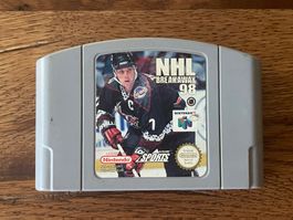 N64 Game: NHL Breakaway 98 - guter Zustand! Retro Game!